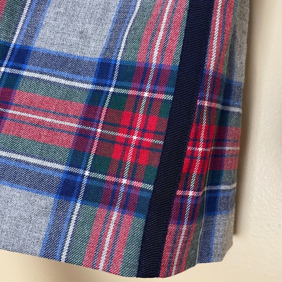 Vineyard Vines Jolly Plaid Tartan Mini Skirt Size 2 NWT Preppy Academia Holidays - Picture 5 of 7